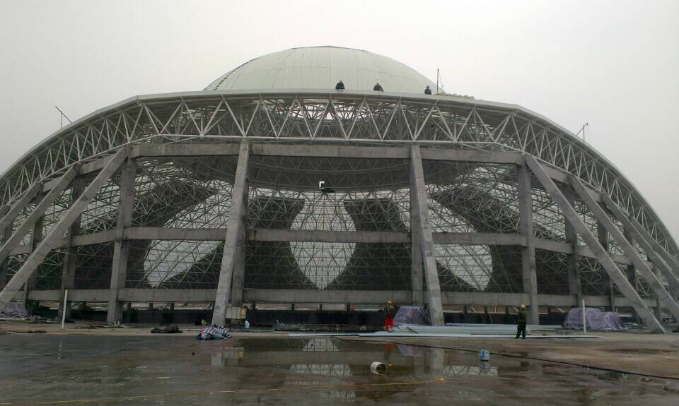 西藏温泉馆网架工程